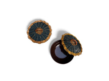 Load image into Gallery viewer, Curry Serving Bowls with Cane Lid – Brown