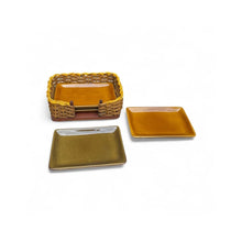 Load image into Gallery viewer, Cottage cane basket colour Quartet - Rectangle