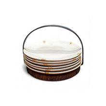 Load image into Gallery viewer, Caddy Breakfast Plates - Pearla