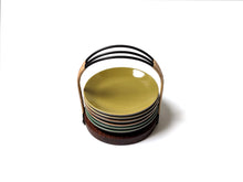 Load image into Gallery viewer, Caddy with Dessert Plates - Peacock