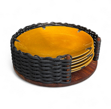 Load image into Gallery viewer, Cottage Cane Basket - for dinner plates