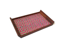 Load image into Gallery viewer, Pukur Tray - Cerise & Teal