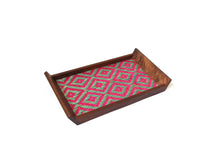 Load image into Gallery viewer, Pukur Tray - Cerise & Teal