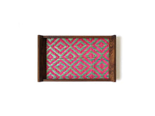 Load image into Gallery viewer, Pukur Tray - Cerise & Teal