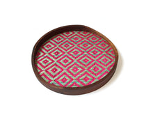 Load image into Gallery viewer, Pukur Salver - Cerise & Teal