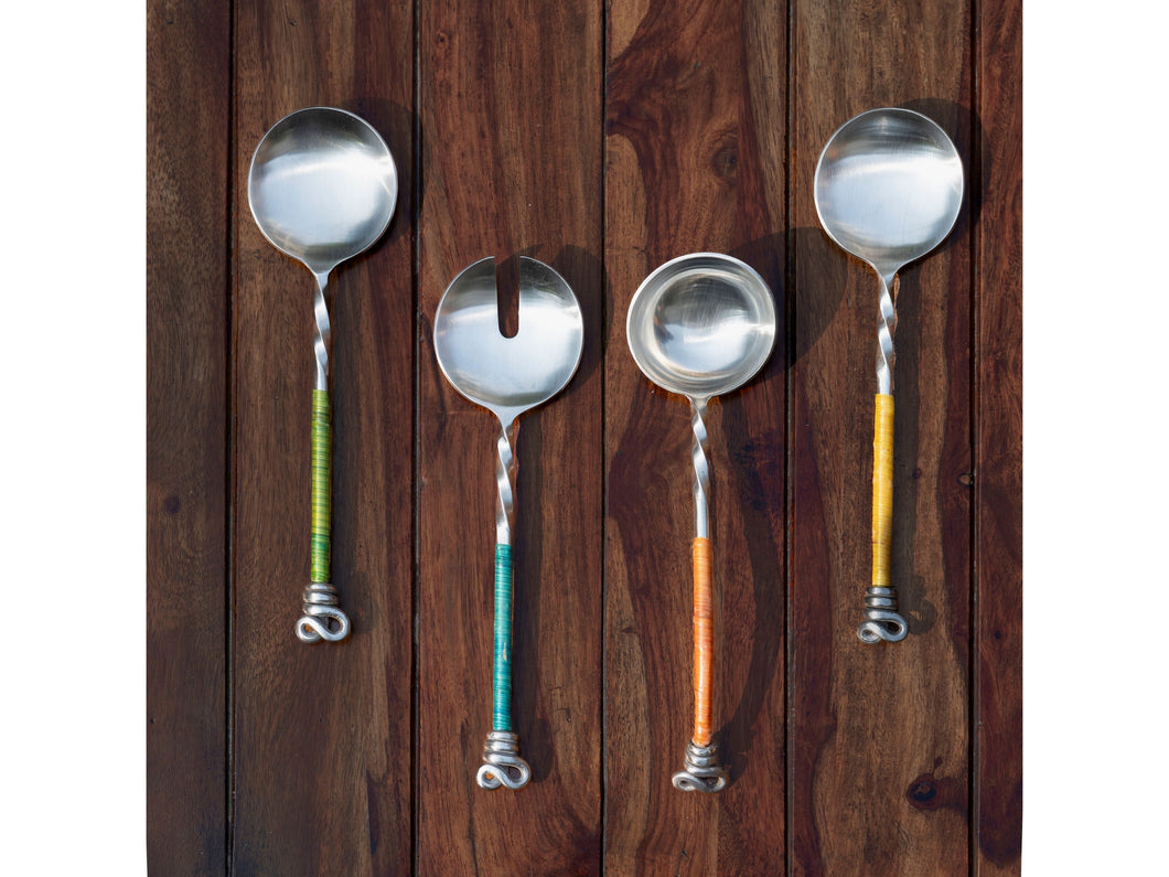 Wicker Rangrez Cane - Everyday Serving Set