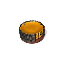 Load image into Gallery viewer, Cottage basket with Quarter Plates - Amber and Black
