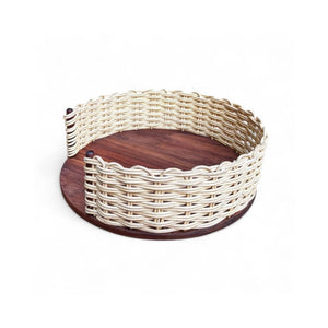 Breakfast Plate with Cottage Basket - Pearla