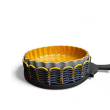 Load image into Gallery viewer, Cottage Country Quiche Basket - Medium (Grey &amp; Amber)
