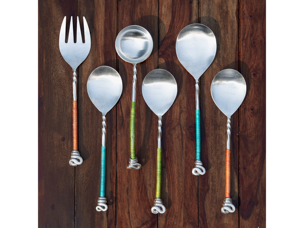 Wicker Rangrez Cane - Party Serving Set