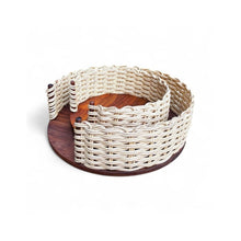 Load image into Gallery viewer, Cottage Cane Basket - for dinner plates (Pearla)
