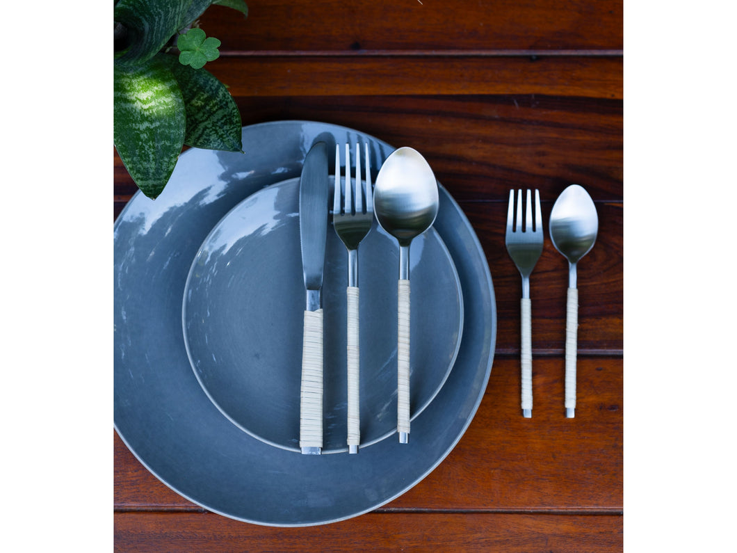 Wicker All Season Cane - Dining Cutlery Set