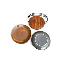 Load image into Gallery viewer, Caddy Dinner Plates - Brown and Grey
