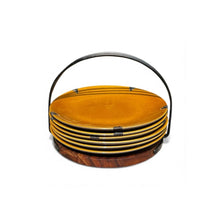 Load image into Gallery viewer, Caddy Breakfast Plates - Amber
