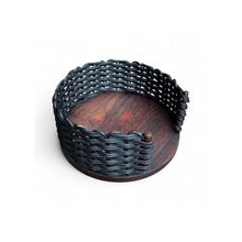 Load image into Gallery viewer, Cottage basket with Quarter Plates - Amber and Black
