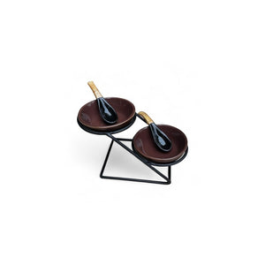 2-tier Seasoning Stand - Brown
