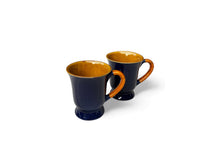 Load image into Gallery viewer, Everyday Victorian Mugs - Navy Blue, Amber
