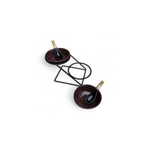 2-tier Seasoning Stand - Brown