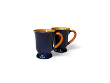 Load image into Gallery viewer, Everyday Victorian Mugs - Navy Blue, Amber
