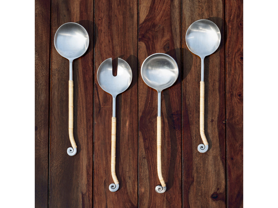 Wicker All-Season Cane - Everyday Serving Set