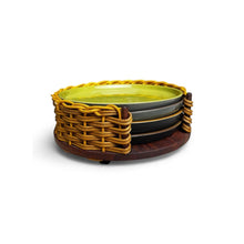 Load image into Gallery viewer, Cottage cane basket Colour Quartet - Round
