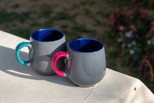 Load image into Gallery viewer, Rounded Mugs (Set of 2)- Blue
