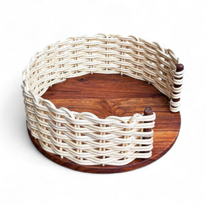 Cottage Cane Basket - for dinner plates (Pearla)