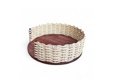 Load image into Gallery viewer, Cottage Cane Basket - for dinner plates
