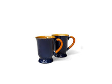 Load image into Gallery viewer, Everyday Victorian Mugs - Navy Blue, Amber
