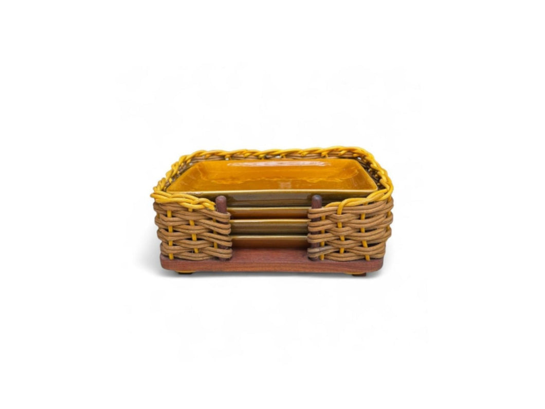 Cottage cane basket colour Quartet - Rectangle