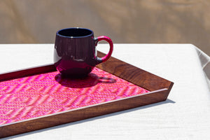 Pukur Tray Stand- Fuchsia