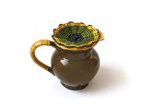 Jug with Cane Cover - Sylvan (Olive-Mustard)