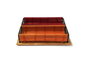 Loom Cutlery Organiser - Ruby Red-Orange