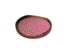 Load image into Gallery viewer, Pukur Salver - Cerise &amp; Teal
