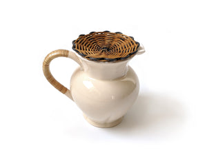 Jug with Cane Cover - Pearla