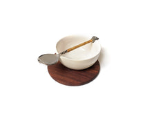 Load image into Gallery viewer, Soup Bowl with Saucer and Spoon (Set of 2) - Pearla
