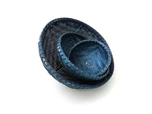 Load image into Gallery viewer, Woven Bamboo Cloche (Set of 3) - Indigo Blue
