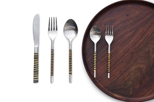 Dining Cutlery Set - Yin-Yang Cane