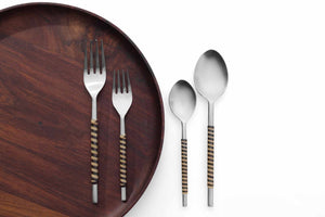 Table Fork (Set of 6) - Yin-Yang Cane